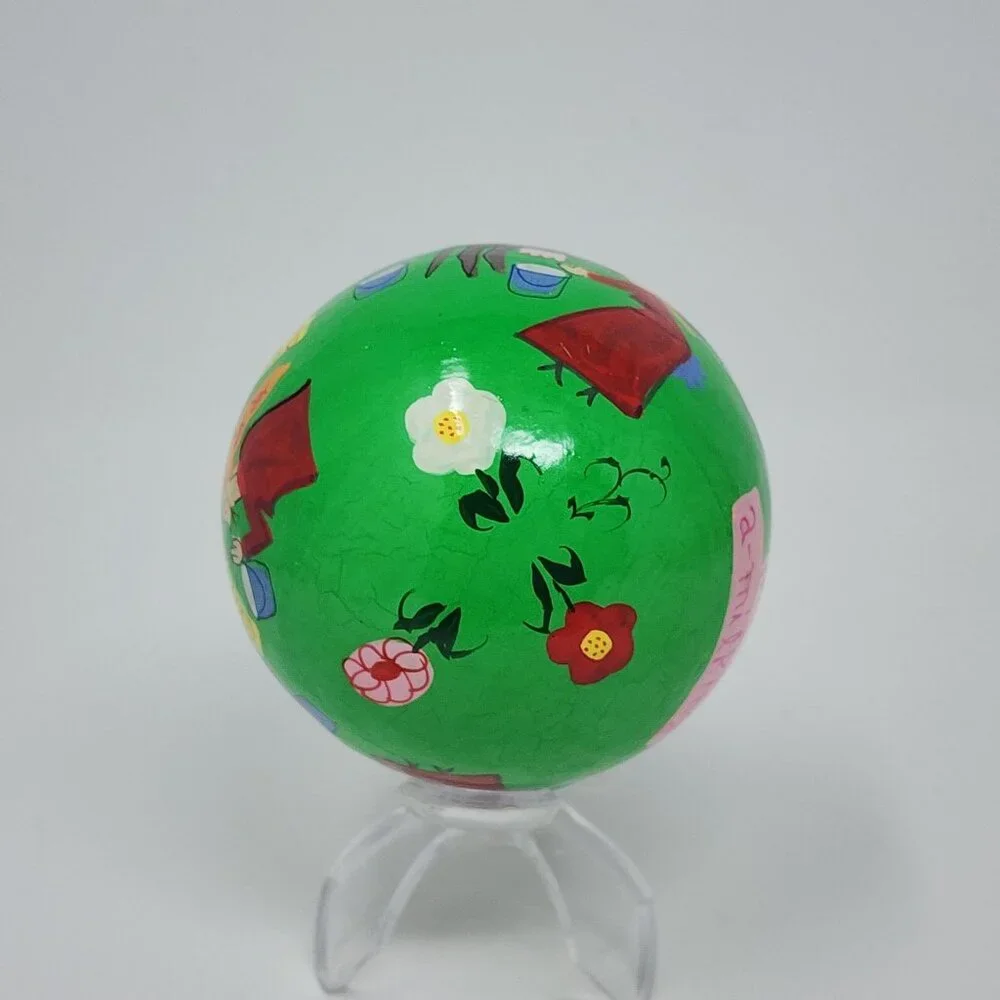 Crate & Barrel Twelve Days Of Christmas Ornament Day 8 Maids a Milking VTg 3" - Picture 6 of 6